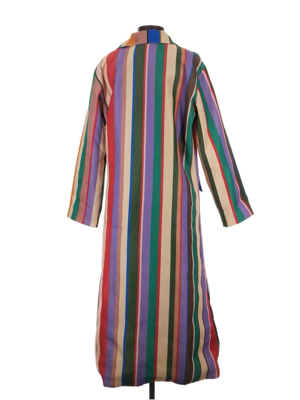 Vintage Rainbow Dopamine Trench Jacket - Picture 2 of 5